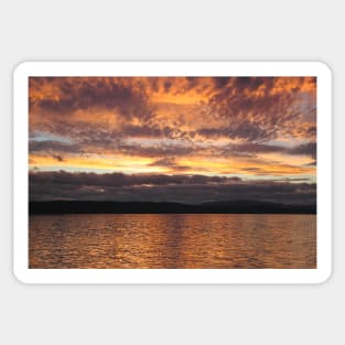 Summer Sunset on the Beagle Channel Sticker